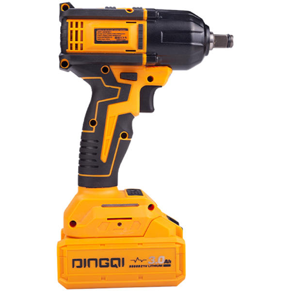 ქანჩსახრახნი Dingqi JE02001, Impact Wrench, Black/Orange