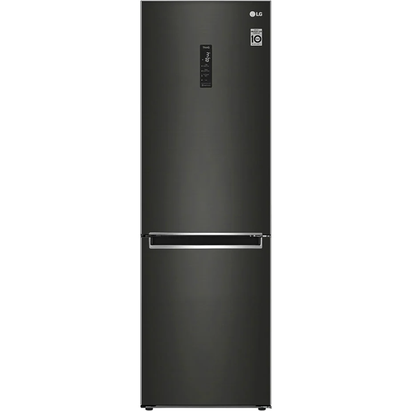 მაცივარი LG GBF61BLHMN.ABLQEUR, 341L, E, No Frost, Refrigerator, Black