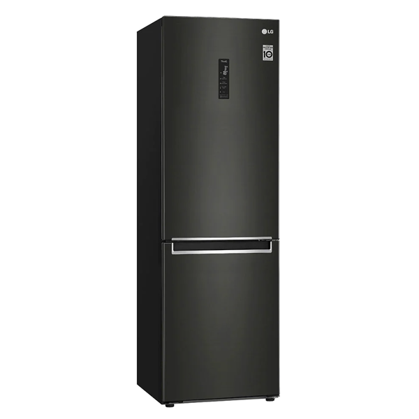 მაცივარი LG GBF61BLHMN.ABLQEUR, 341L, E, No Frost, Refrigerator, Black