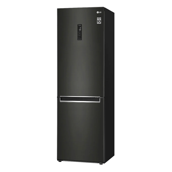 მაცივარი LG GBF61BLHMN.ABLQEUR, 341L, E, No Frost, Refrigerator, Black