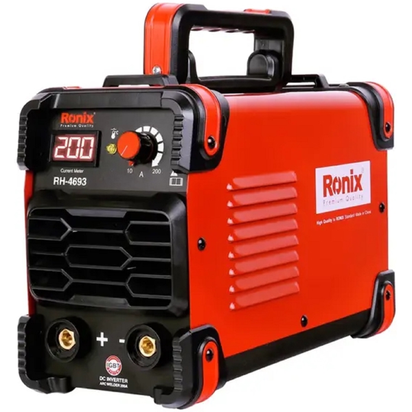 შედუღების აპარატი Ronix RH4693, 9.4kVA, Welding Machine, Black/Red