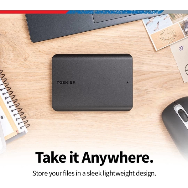 Toshiba TDHDTB520EK3AA_P, 2TB, External HDD, 2.5", USB, Black