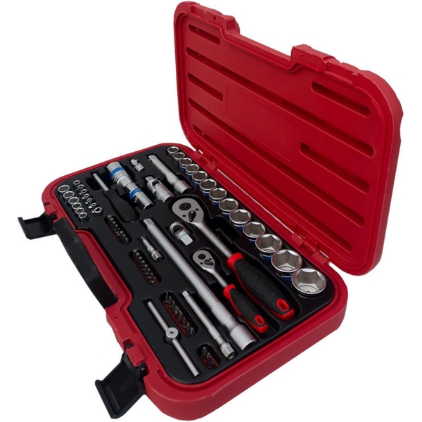 ხელსაწყოების ნაკრები Winor WT-BT67, Tool Set, Black/Red