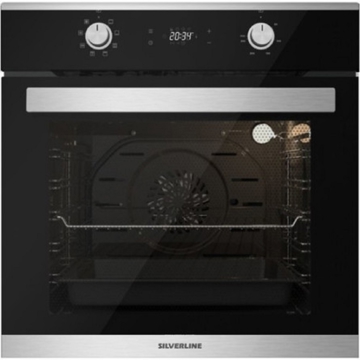 ჩასაშენებელი ელექტრო ღუმელი Silverline 6504B03, 72L, Built-In, Black