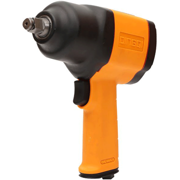 ქანჩსახრახნი Dingqi 76080, Impact Wrench, Black/Orange