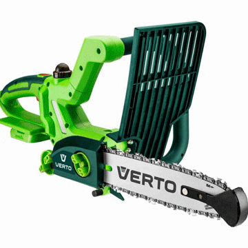 Verto 52G585-0, Cordless Chainsaw, Black/Green