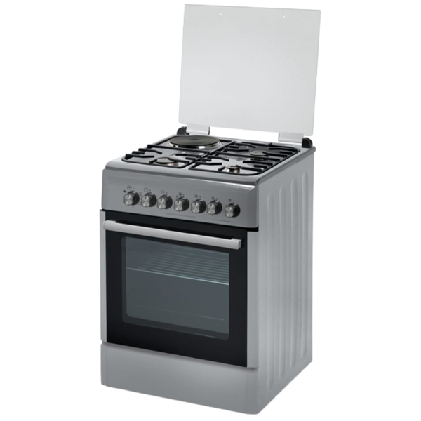 გაზქურა Luxell LF60-SGF 31, 3 Gas, Oven, Silver