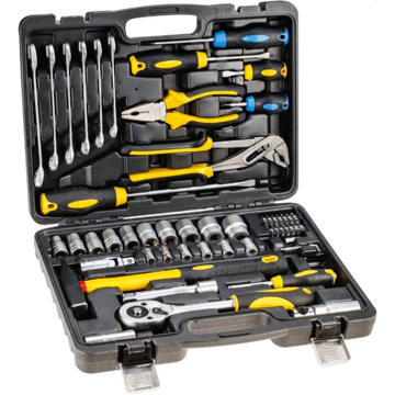 ხელსაწყოების ნაკრები Topex 38D224, Tool Set, Black/Yellow