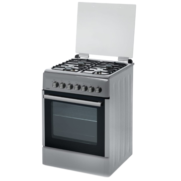 გაზქურა Luxell HO-40, 4 Gas, Oven, Silver