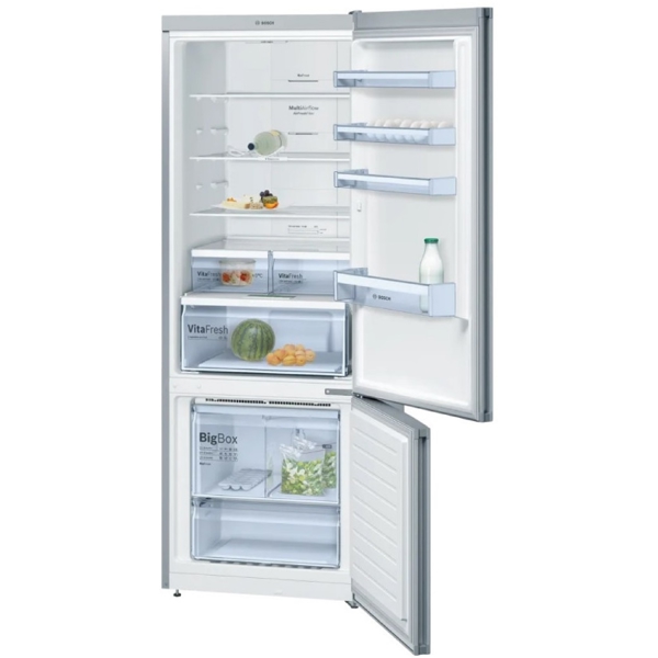 მაცივარი Bosch KGN56CI30U, 505L, A, No Frost, Refrigerator, Silver