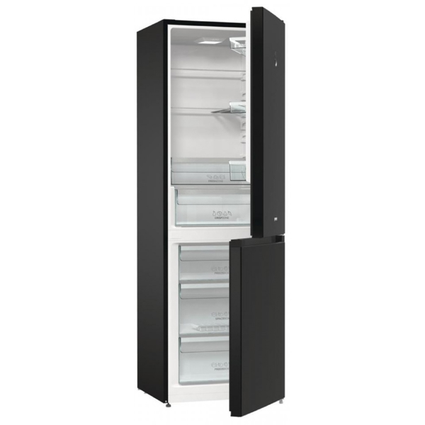 Gorenje NRK6192SYBK, 300L, A+, No Frost, Refrigerator, Black