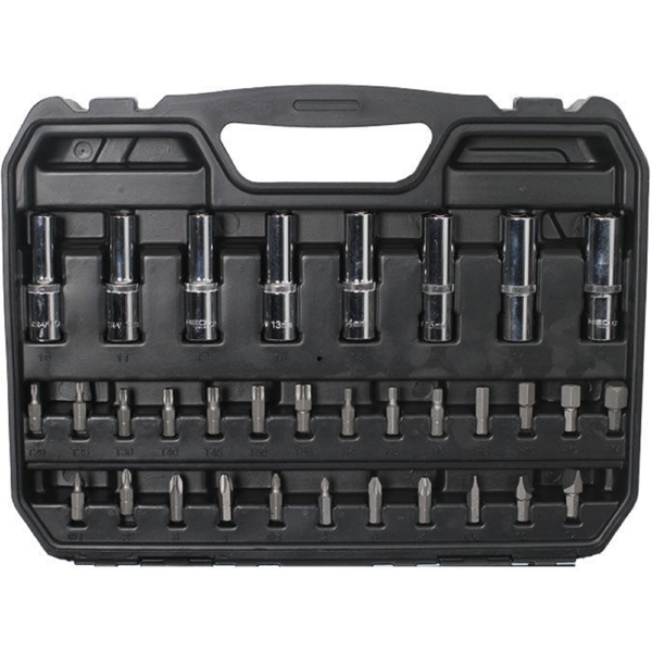 თავაკების ნაკრები Neo 08-663, Socket Wrench Set, Silver