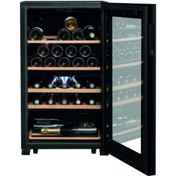 ღვინის მაცივარი La Sommelière SLS32DZBLACK, G, Wine Refrigerator, Black