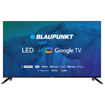 Blaupunkt 55UBG6000, 55", 4K UHD, Smart TV, Android TV, USB, HDMI, LAN, BT, WIFI, Black