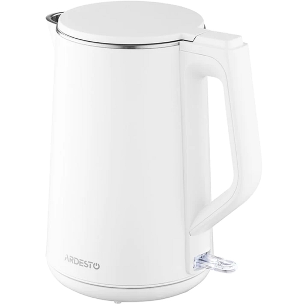 ელექტრო ჩაიდანი Ardesto EKL-X50, 2200W, 1.7L, Electric Kettle, White