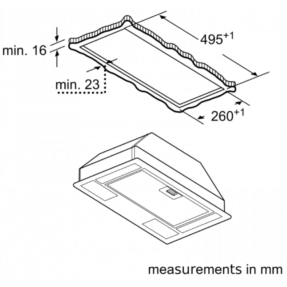 Bosch DLN53AA70, 302m³/h, Silver