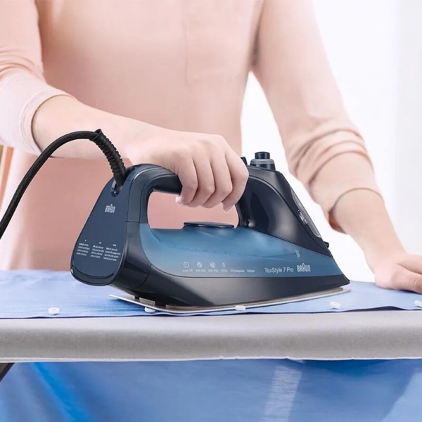 ორთქლის უთო Braun SI7160BL, 3000W, Steam Iron, Blue