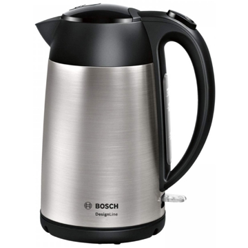 ელექტრო ჩაიდანი Bosch TWK3P420, 2400W, 1.7L, Electric Kettle, Black/Silver