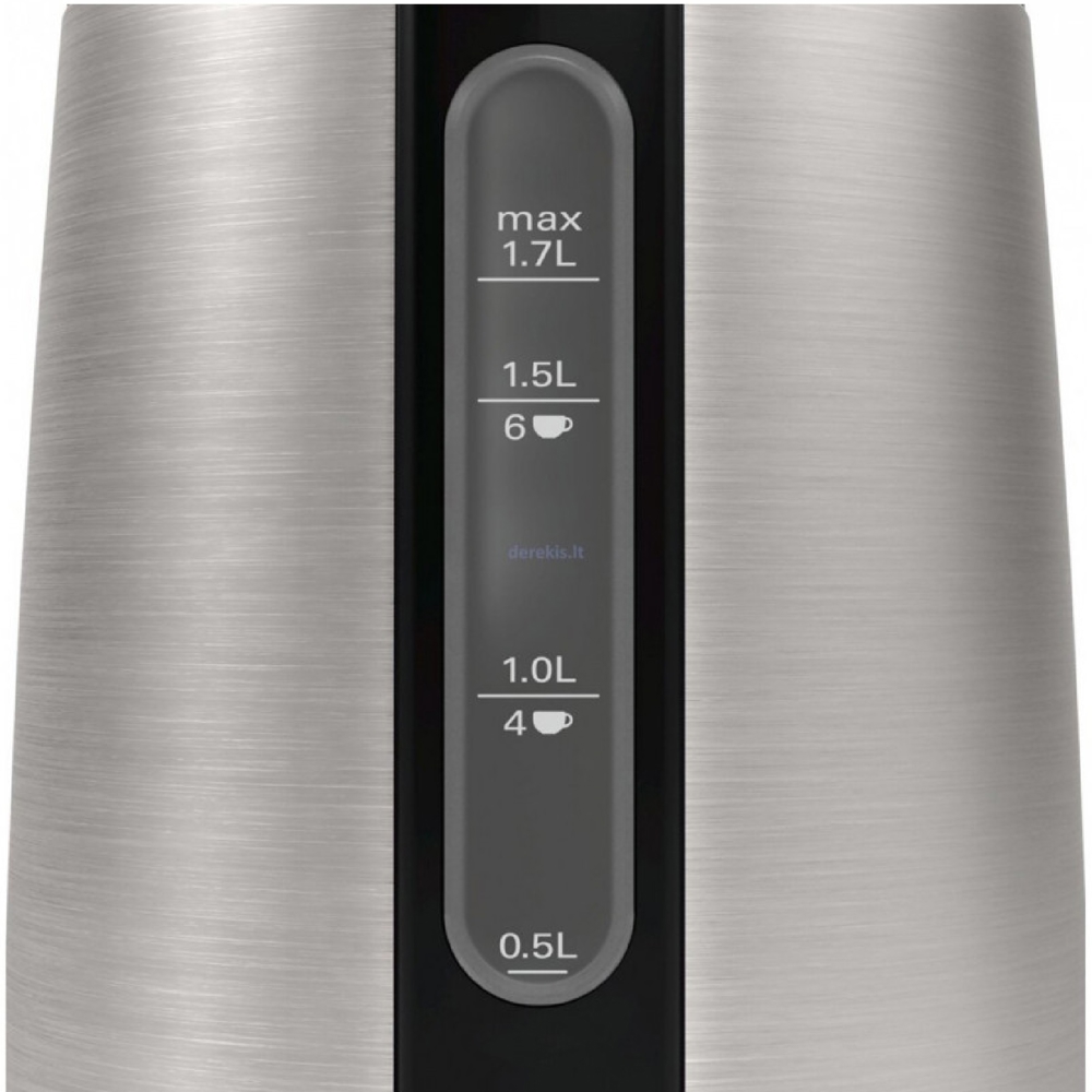 Bosch TWK3P420, 2400W, 1.7L, Electric Kettle, Black/Silver
