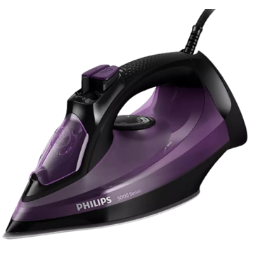 ორთქლის უთო Philips DST5041/30, 2600W, Steam Iron, Black/Purple