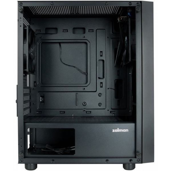 Zalman T3 Plus, Computer Case, MiniT, M-ATX, ITX, 2xUSB 2.0, USB 3.0, Black