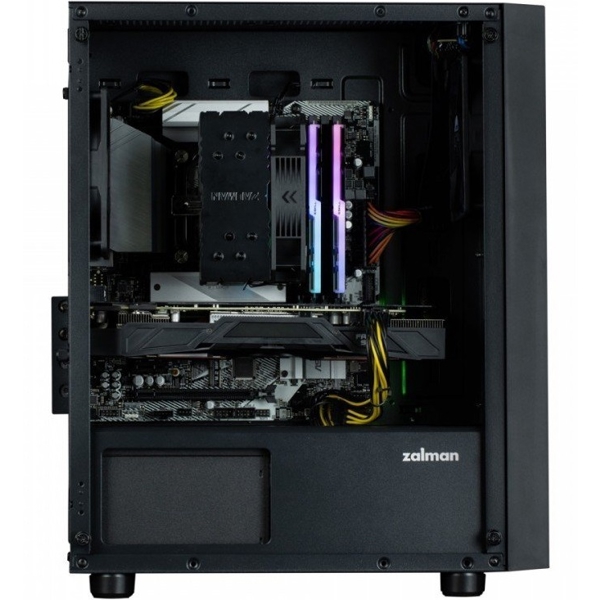 Zalman T3 Plus, Computer Case, MiniT, M-ATX, ITX, 2xUSB 2.0, USB 3.0, Black