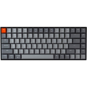 კლავიატურა Keychron C2A1, HotSwap Gateron Red, Wireless, BT, USB, Gaming Keyboard, Black