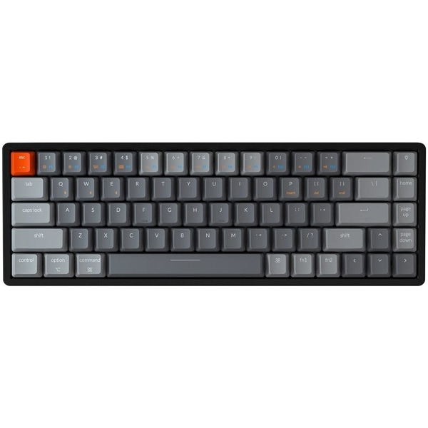 Keychron K6W2, HotSwap Gateron Blue, Wireless, BT, USB, Keyboard, Black