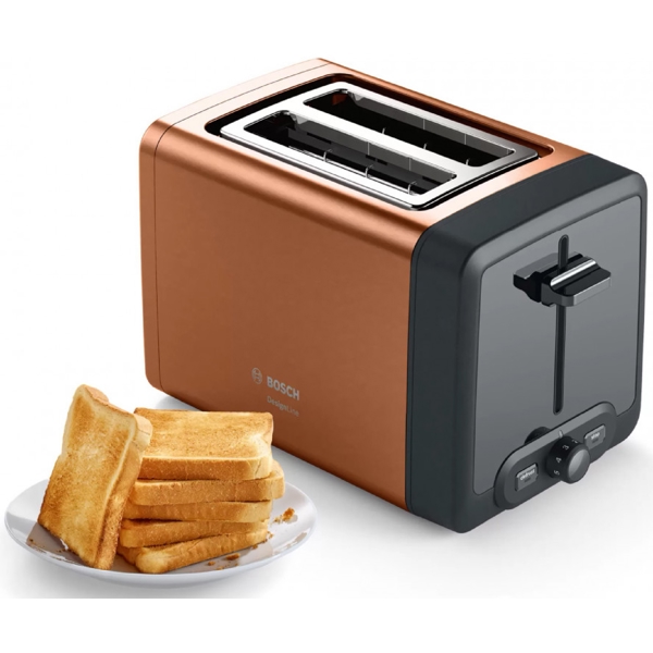 Bosch TAT4P429, 970W, Toaster, Braun