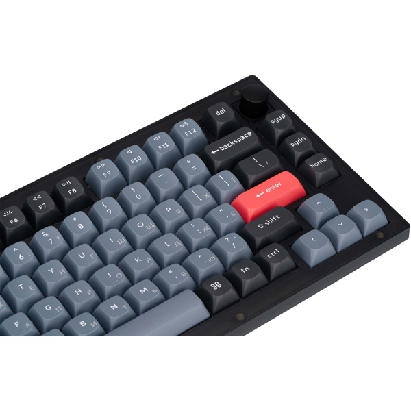 კლავიატურა Keychron K6W2, HotSwap Gateron G Pro HotSwap, Wired, USB, Gaming Keyboard, Black