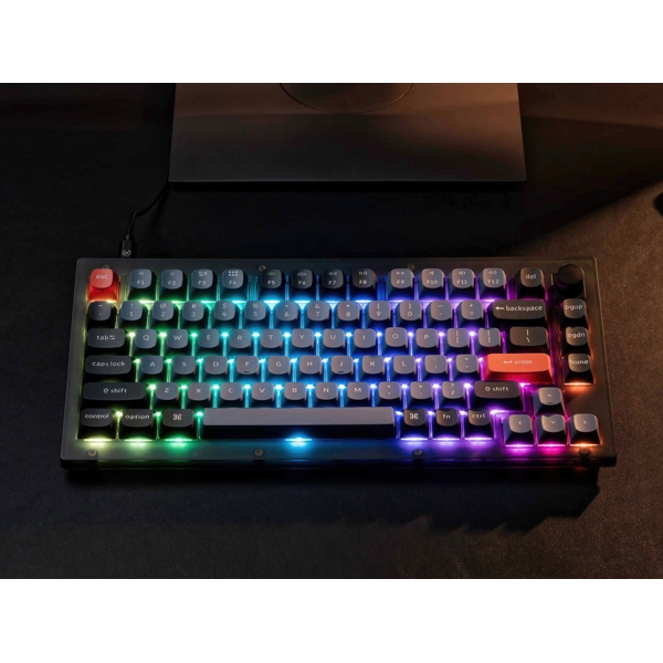 Keychron K6W2, HotSwap Gateron G Pro HotSwap, Wired, USB, Gaming Keyboard, Black