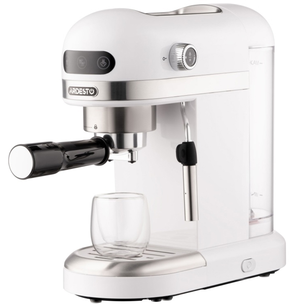 Ardesto YCM-E1500, 1350W, 1.4L, Coffee Machine, White