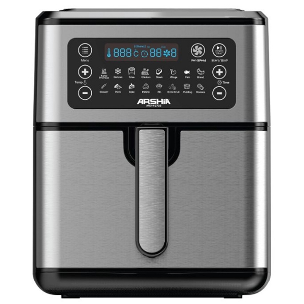 აეროგრილი Arshia AF014-2728, 1400W, 5.5L, Air Fryer, Black/Silver