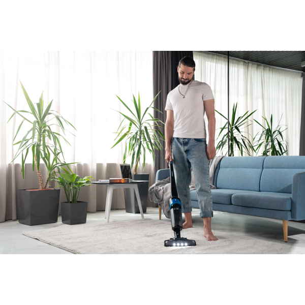 მტვერსასრუტი Ardesto CVC-X1011BB, 140W, 1L, Vacuum Cleaner, Black/Blue