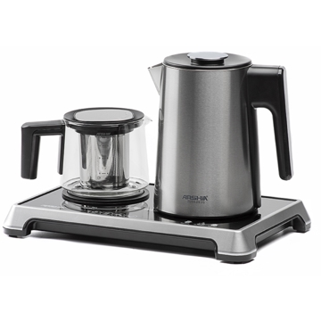 ელექტრო ჩაიდანი Arshia T014-2935, 2000W, 1.5L, Electric Kettle, Silver