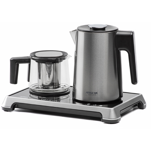 ელექტრო ჩაიდანი Arshia T014-2935, 2000W, 1.5L, Electric Kettle, Silver