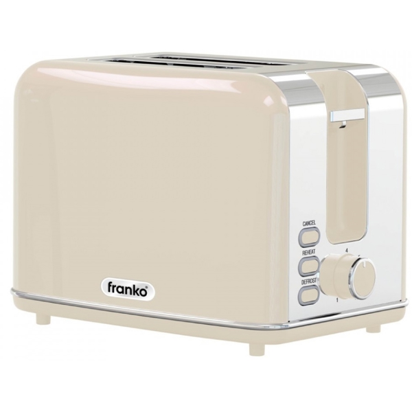 ტოსტერი Franko FTS-1223, 930W, Toaster, Beige