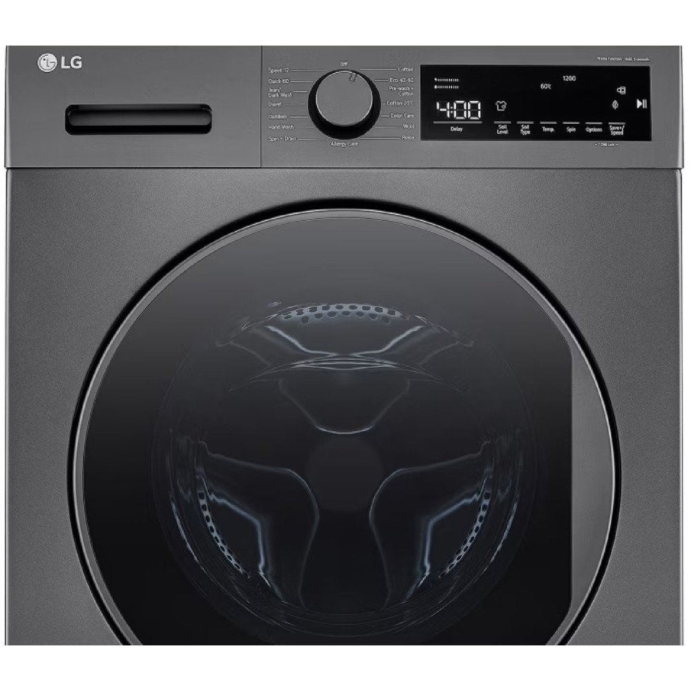 LG F-2T2TYM1S, 8Kg, B, 1200Rpm, Washing Machine, Grey