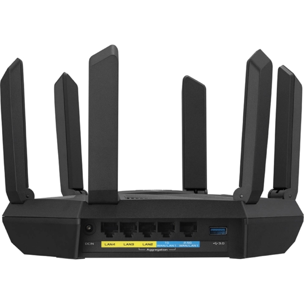 Asus 90IG07B0-MU9B00 RT-AXE7800, 7800Mbps, Router, Black