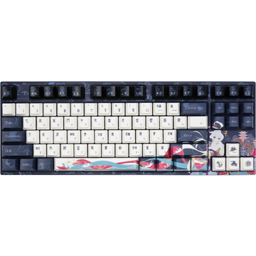 Varmilo VPE87 Beijing Opera, EC V2 Sakura, Wired, USB-C, Keyboard, Blue/White