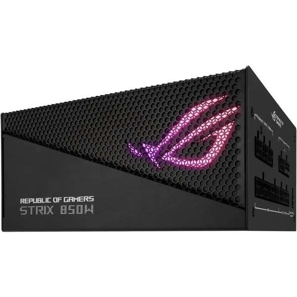 Asus 90YE00P2-B0NA00 STRIX AURA, 850W, 80 Plus, Power Supply, Black