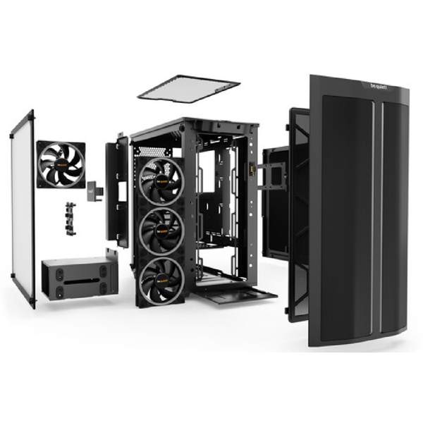 be quiet! BGW43, Computer Case, MidT, MicroATX, Mini-ITX, USB-C, USB-A, Black