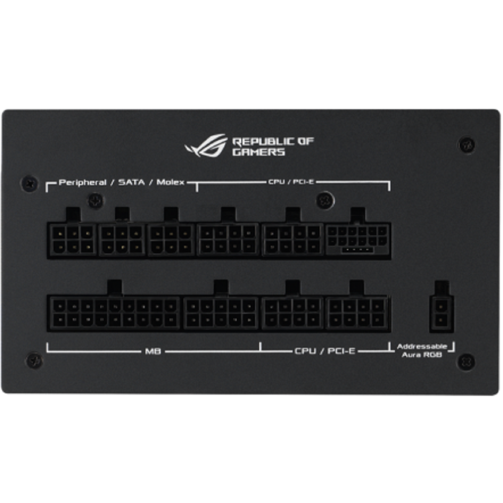 Asus 90YE00P0-B0NA00 AURA, 1200W, 80 Plus, Power Supply, Black