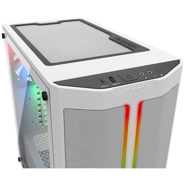 ქეისი be quiet! BGW38, Computer Case, MidT, MicroATX, Mini-ITX, USB-C, USB-A, White