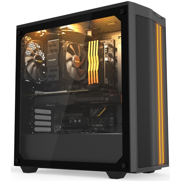 ქეისი be quiet! BGW37, Computer Case, MidT, MicroATX, Mini-ITX, USB-C, USB-A, Black