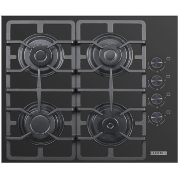 ჩასაშენებელი ქურის ზედაპირი Luxell C6-40BF TJ/B, Built-in, Black