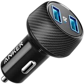 მანქანის დამტენი Anker A2212011, 24W, USB, Black