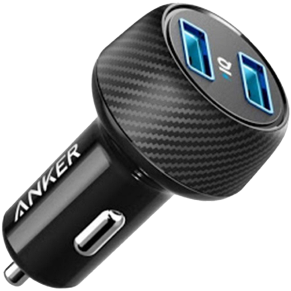 მანქანის დამტენი Anker A2212011, 24W, USB, Black