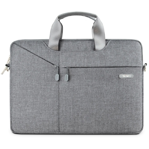 ნოუთბუქის ჩანთა Wiwu City Commuter, 13.3", Laptop Bag, Light Grey