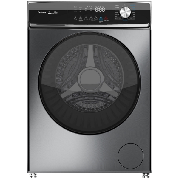 სარეცხი მანქანა Elenberg EBG812DG-FDS, 8Kg, A+++, 1200Rpm, 72Db, Washing Machine, Drak Gray